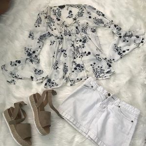 Long sleeve blouse